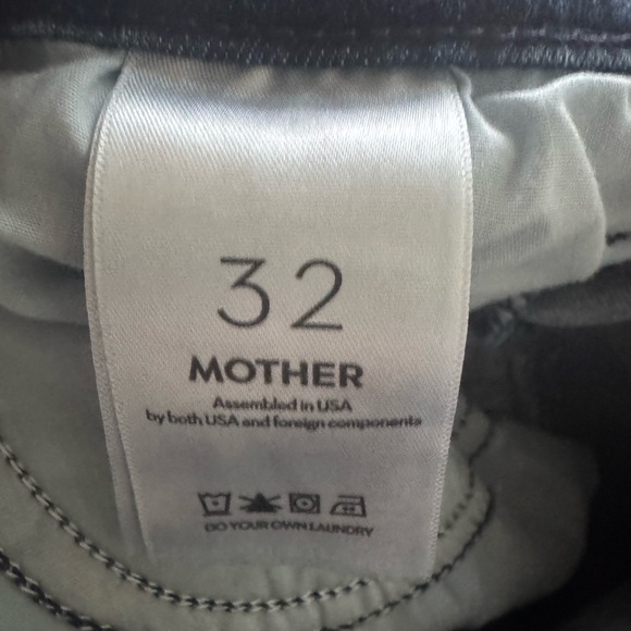 Mother The Hustler Ankle Fray jeans Mint Condition 32 - Picture 9 of 10